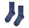 Indigo wool and lurex socks