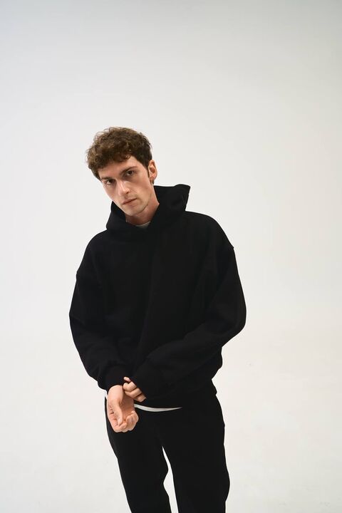 Hoodie Basic Black