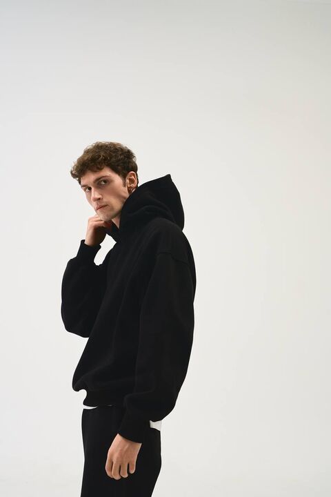 Hoodie Basic Black