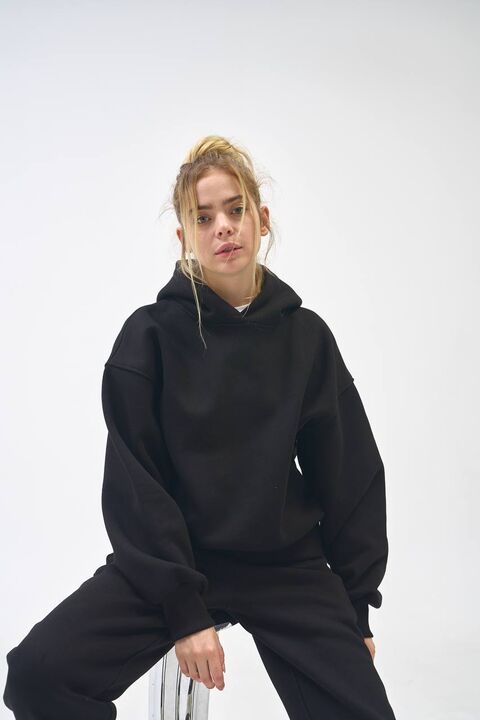 Hoodie Basic Black