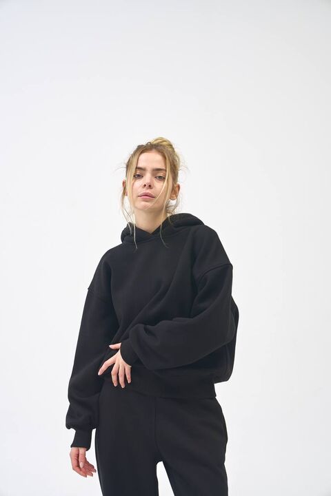 Hoodie Basic Black