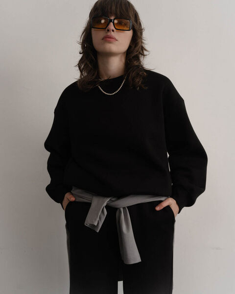 Sweatshirt Basic Black