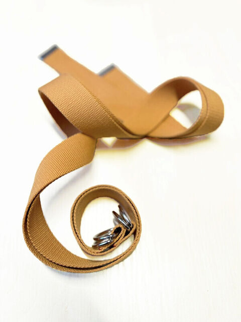Ремінь з бавовни кольору охра