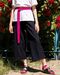 Fuchsia cotton belt