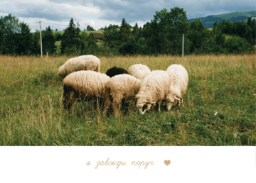 Листівка Я завжди поруч