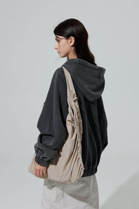 Бежева сумка Fold bag
