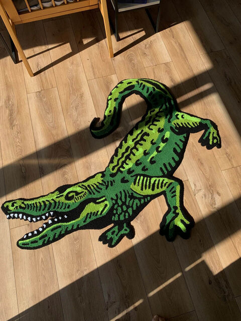 Rug Crocodile