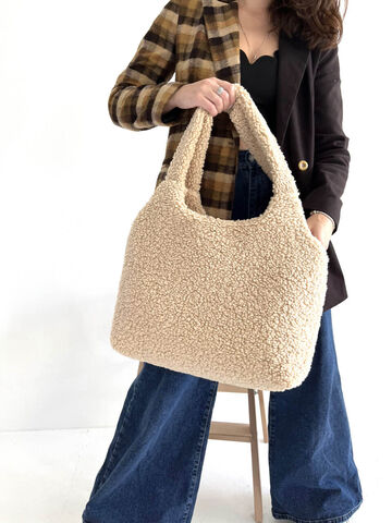 Beige hard bag Teddy