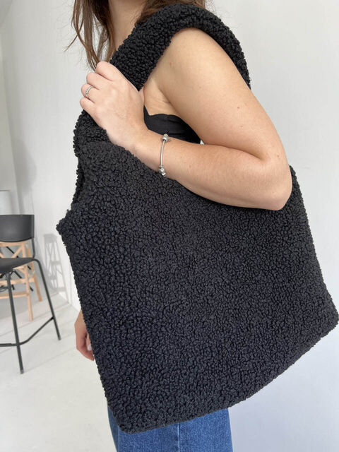 Black hard bag Teddy