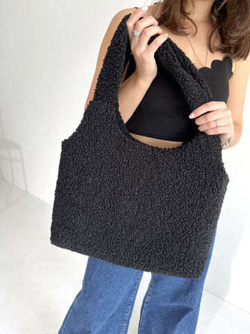 Black hard bag Teddy