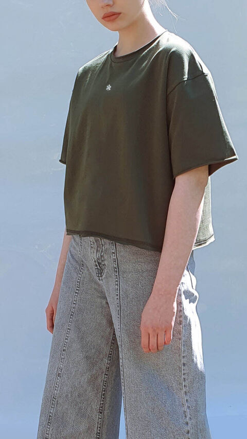 Green T-shirt "Kyiv" mini