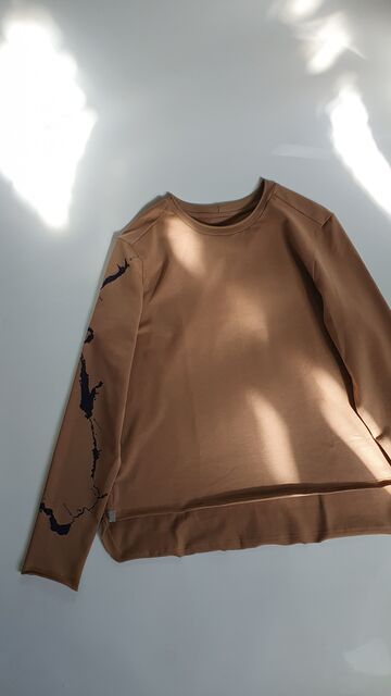 Пісочний лонгслів "Дніпро" (з назвами міст)