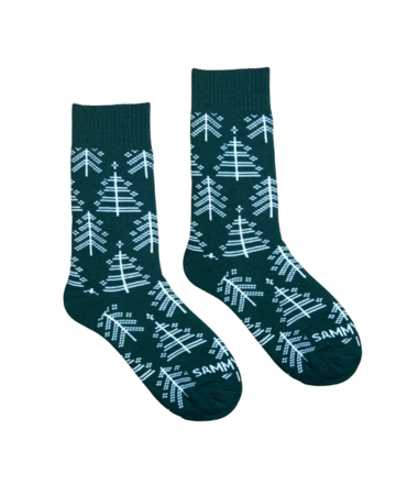 Warm socks "Juletre"