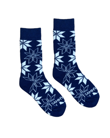 Warm socks "Snowflake"