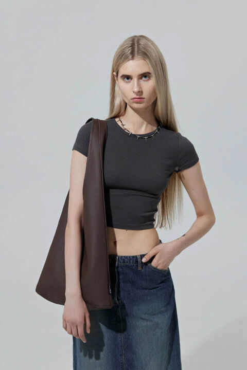 Brown Moon bag mini