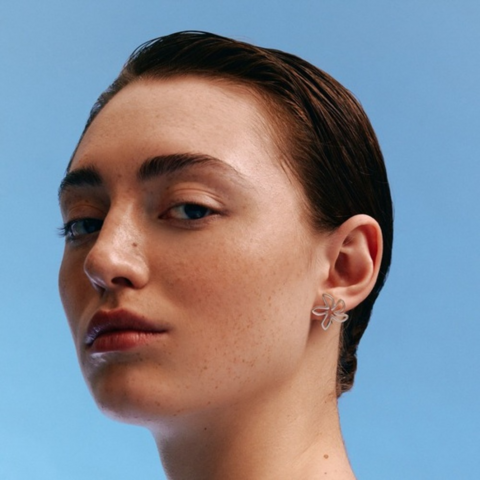 Earrings Flowers (larger)