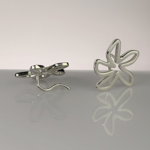 Earrings Flowers (larger)