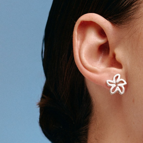 Earrings Flower (smaller)