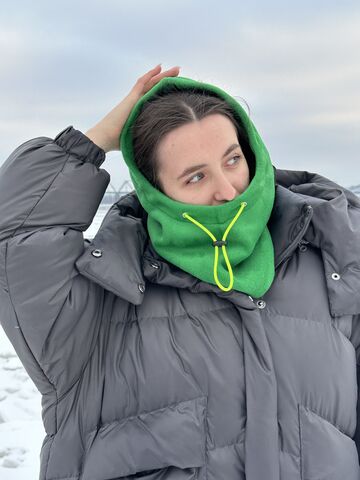 Fleece bonnet Green