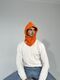 Fleece bonnet Light orange