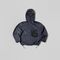 Gray fleece hoodie Faceless