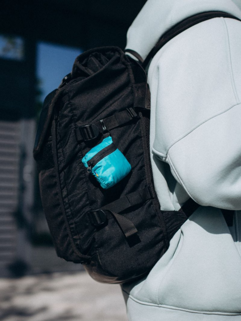 Шопер з перероблених пластикових пляшок cosmic blue