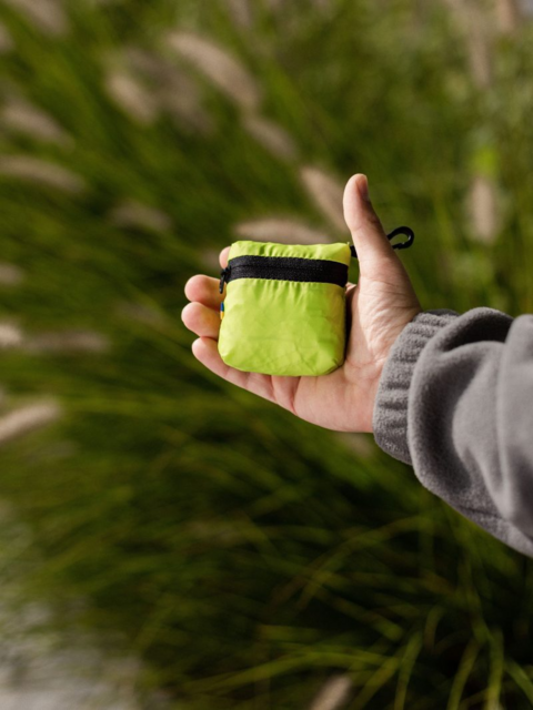 Шопер з перероблених пластикових пляшок lime