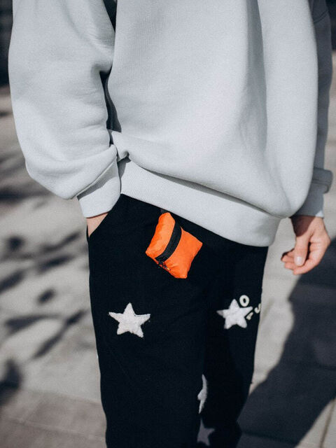 Шопер з перероблених пластикових пляшок orange