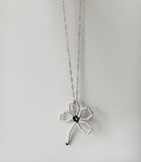 Біла квітка на ланцюгу