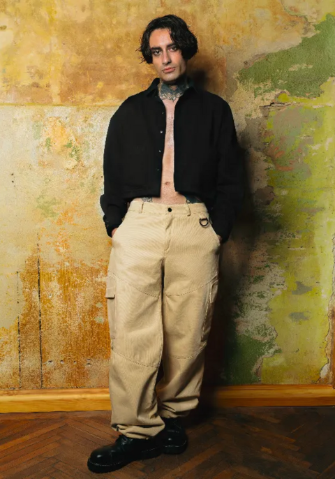 Світлі чоловічі карго штани