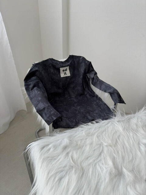 Black longsleeve Tie Dye