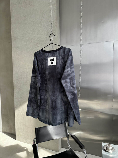 Black longsleeve Tie Dye