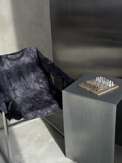 Black longsleeve Tie Dye