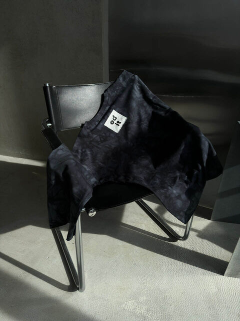 Black longsleeve Tie Dye