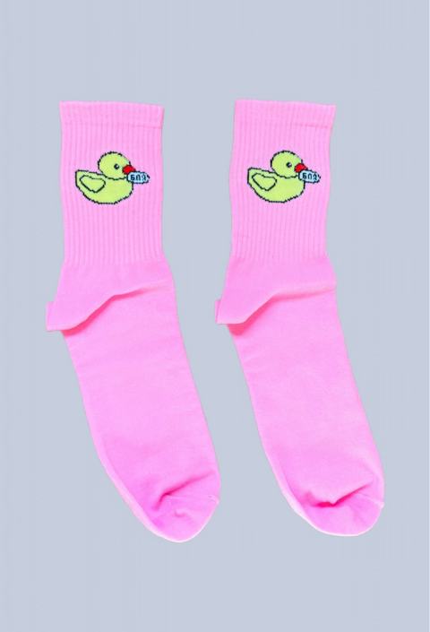 Рожеві шкарпетки Качечка