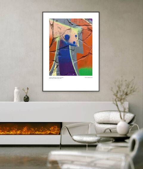 Poster Out of industrial Grey 10