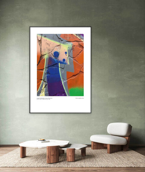 Poster Out of industrial Grey 10