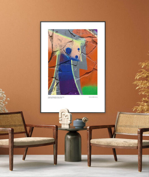 Poster Out of industrial Grey 10