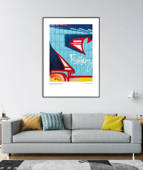 Poster Out of industrial Grey 12