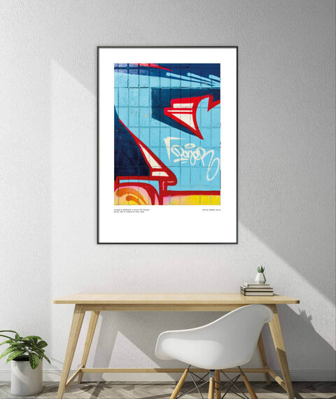 Poster Out of industrial Grey 12