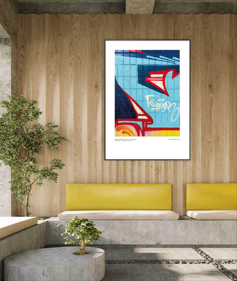 Poster Out of industrial Grey 12