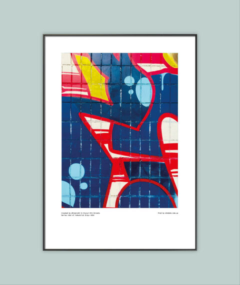 Poster Out of industrial Grey 13