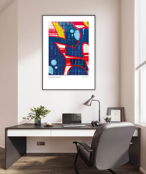 Poster Out of industrial Grey 13