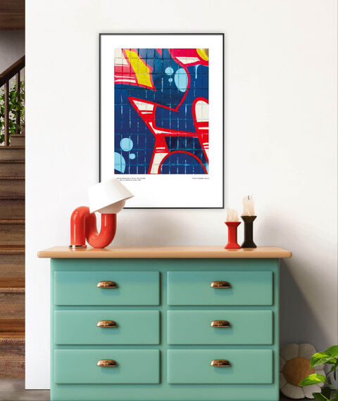 Poster Out of industrial Grey 13