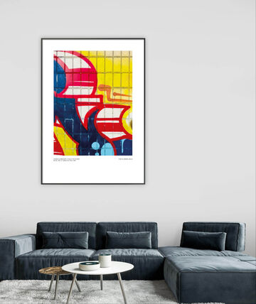 Poster Out of industrial Grey 14