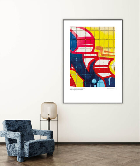 Poster Out of industrial Grey 14