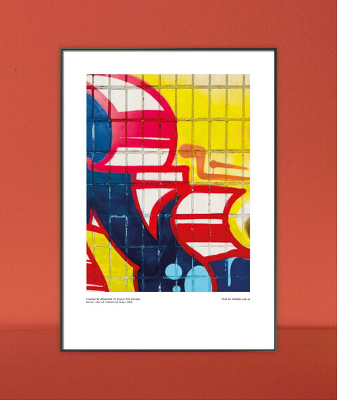 Poster Out of industrial Grey 14