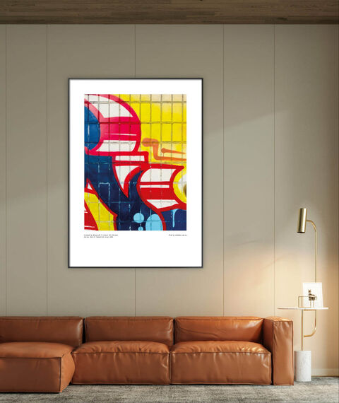 Poster Out of industrial Grey 14