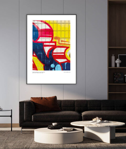 Poster Out of industrial Grey 14