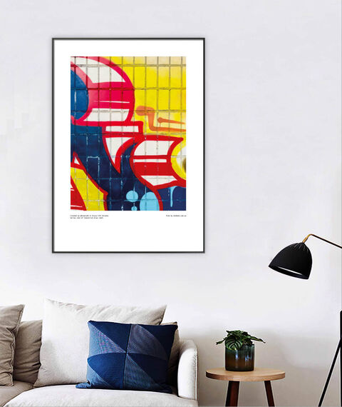 Poster Out of industrial Grey 14